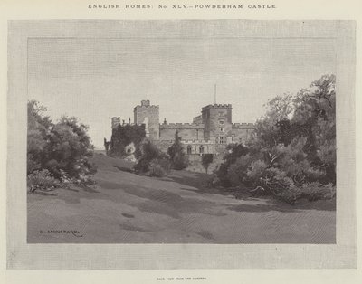 Powderham Castle door Charles Auguste Loye